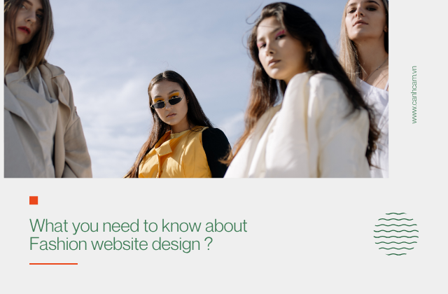 What you need to know about fashion website design ?