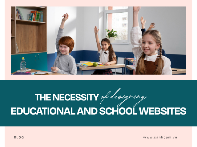 The necessity of designing educational and school websites