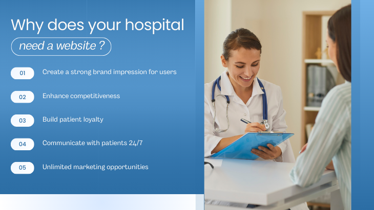 05 reasons why your hospital needs a website