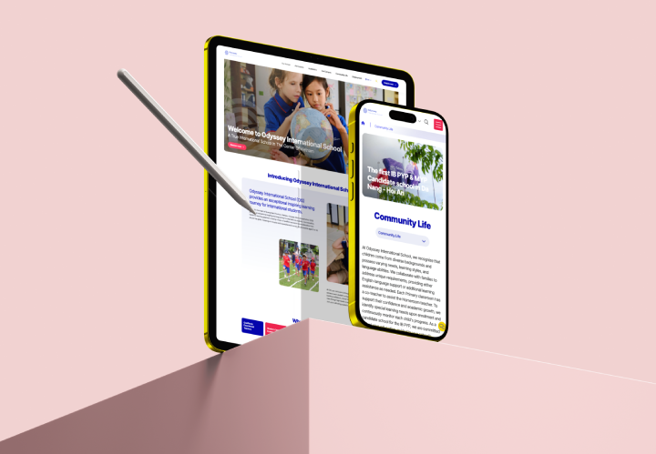 Odyssey International School Website Design