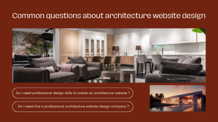 What to consider in architecture website design ?