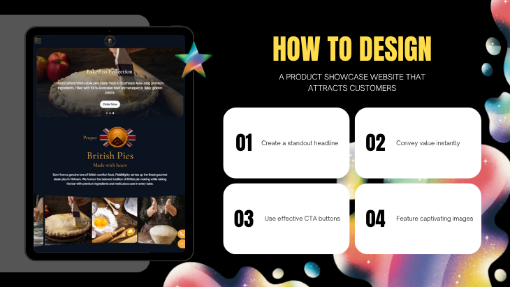 How to Design a Product Showcase Website That Attracts Customers