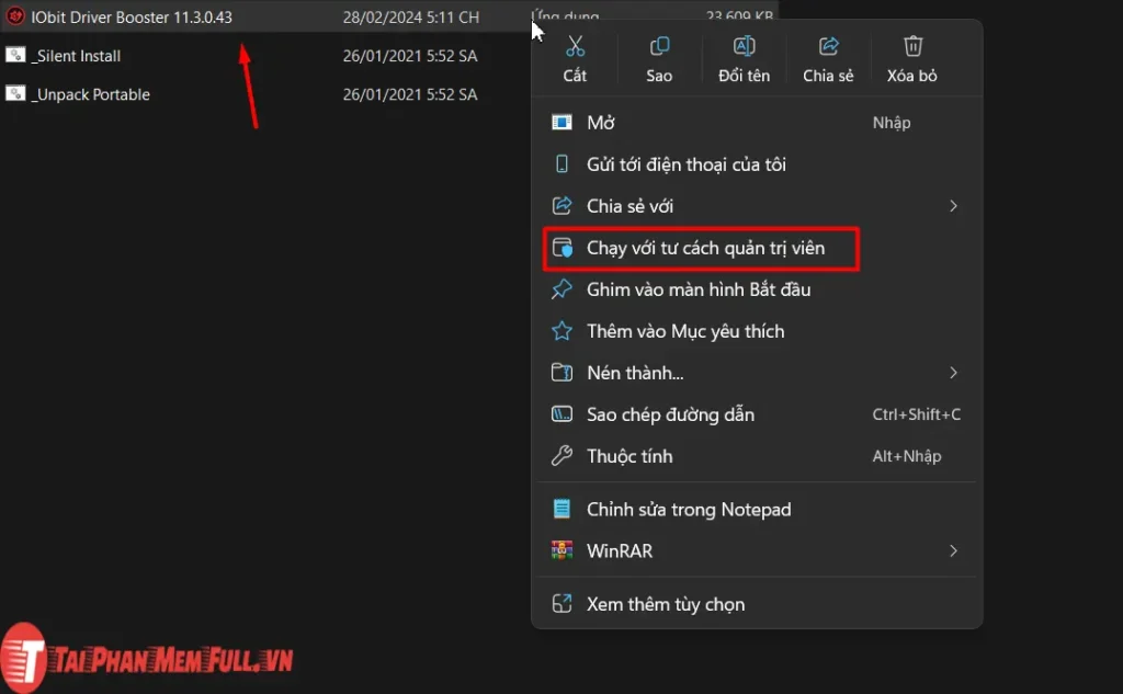 Bước 2 quá trình cài đặt phần mềm dò Driver Booster Pro Full Crack