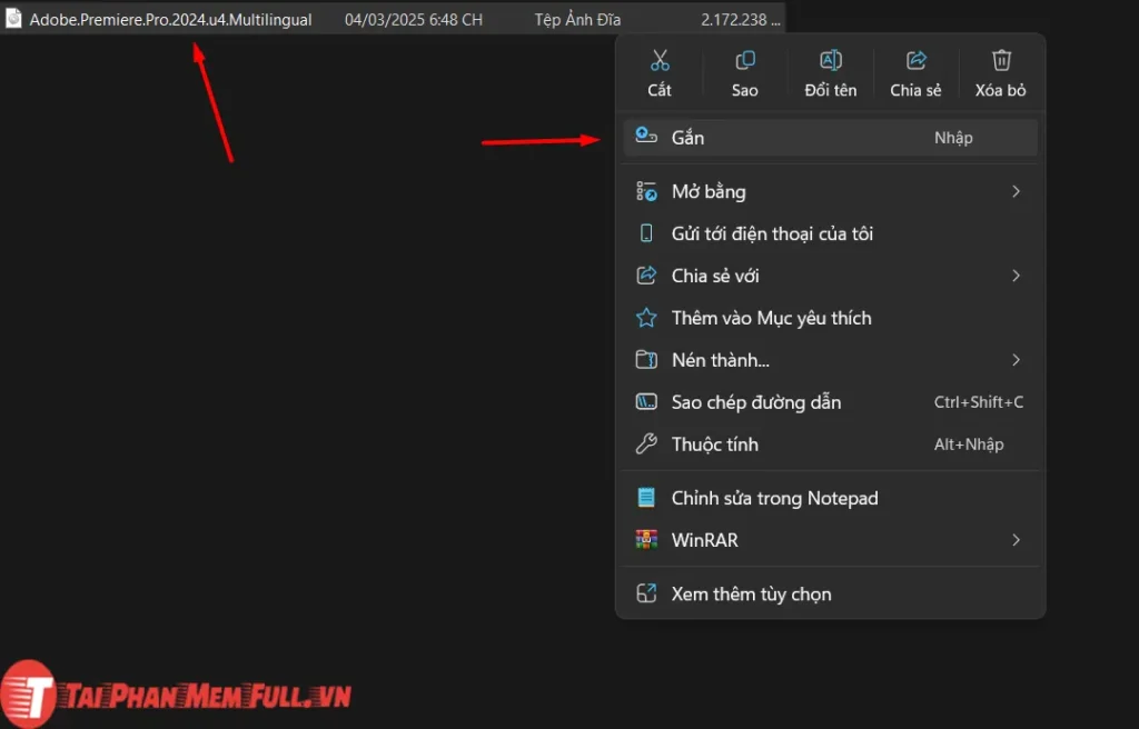Bước 2 quá trình cài đặt adobe premiere pro 2024
