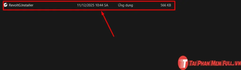 Bước 2 quá trình cài đặt RevoltG