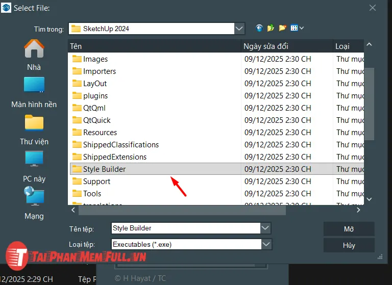 Bước 7 quá trình cài đặt sketchup full crack