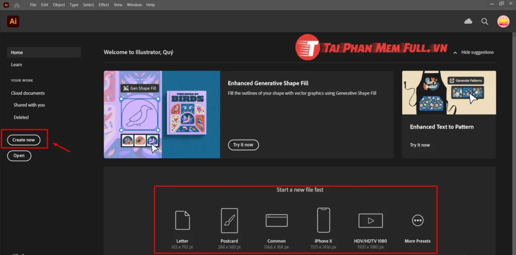 Bước 4 quá trình cài đặt Adobe Illustrator 2022 Full Crack