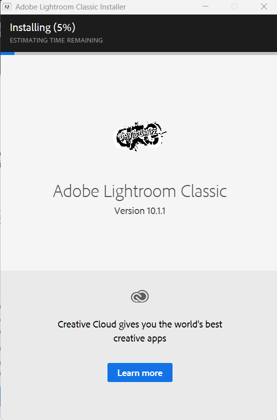Bước 4 quá trình cài đặt Adobe Lightroom Classic full crack