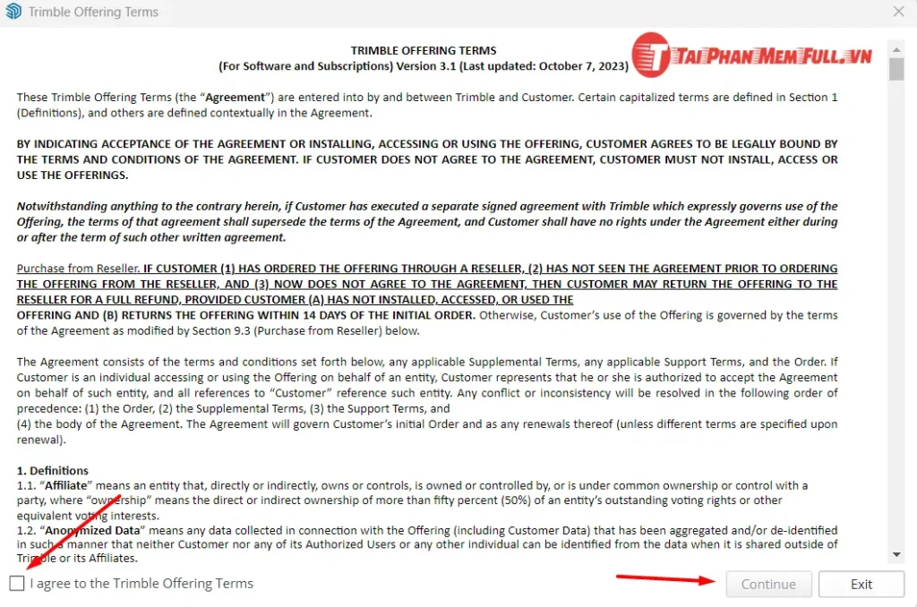 Bước 8 quá trình cài đặt sketchup full crack