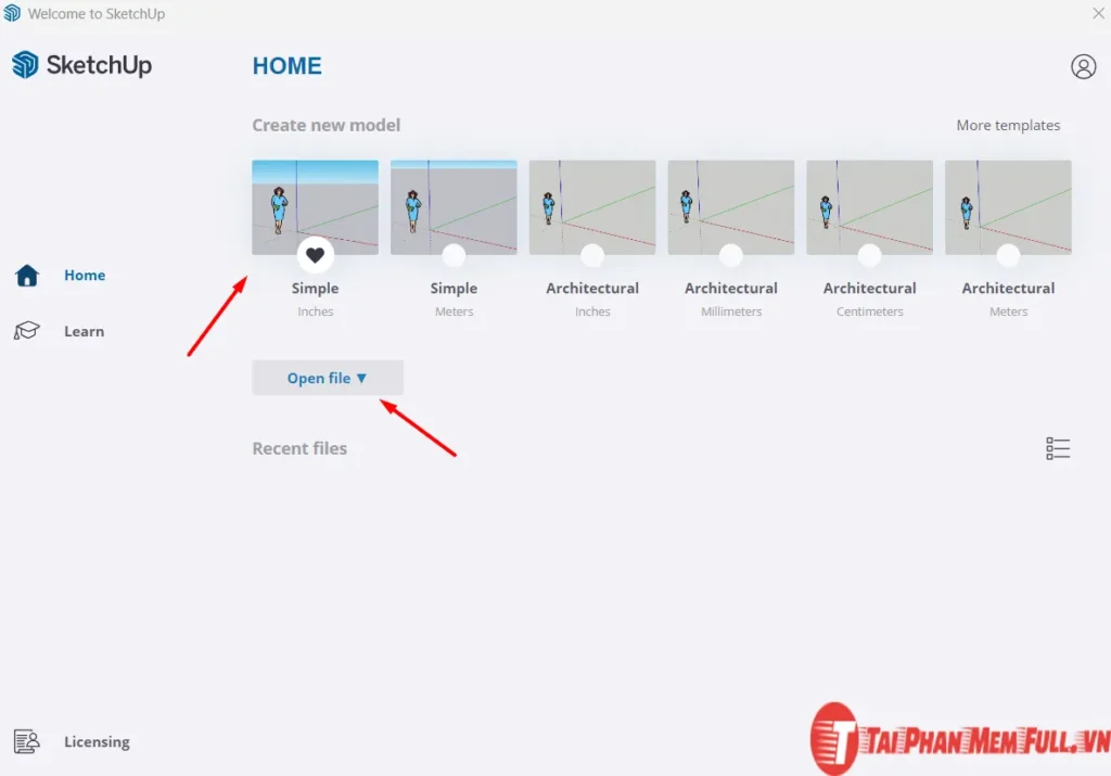 Bước 9 quá trình cài đặt SketchUp Full Crack 2024