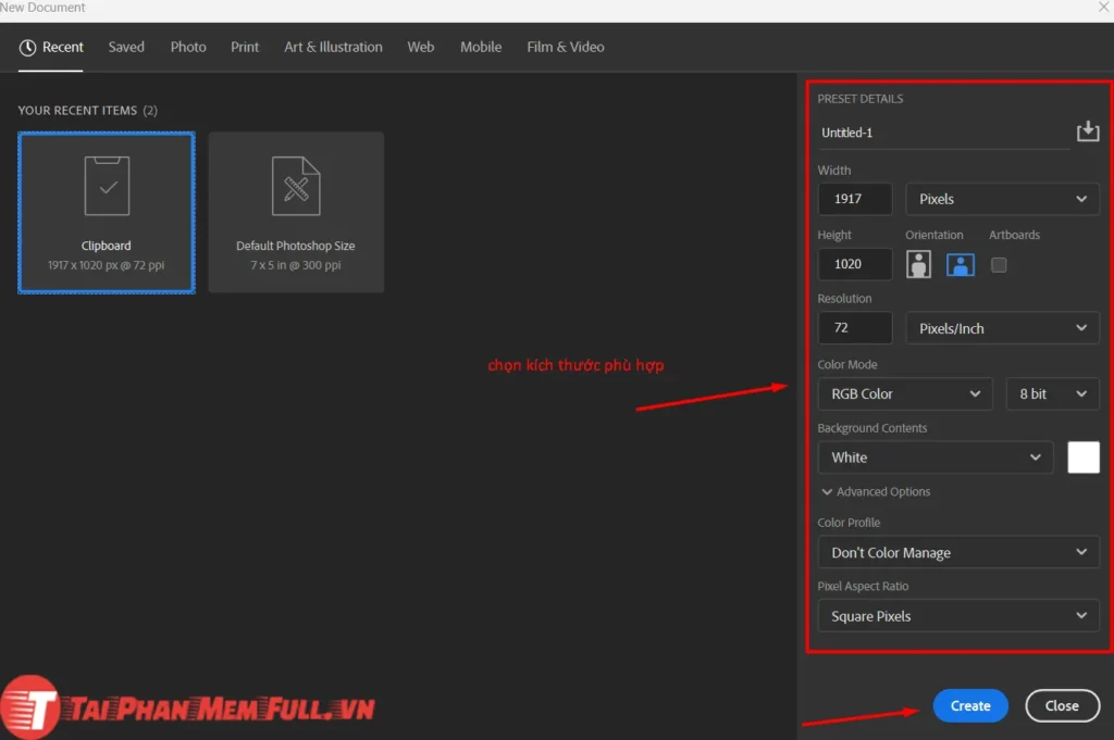 Bước 6 quá trình cài đặt Photoshop 2020
