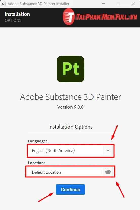 Bước 4 quá trình cài đặt Adobe Substance 3D Full Crack