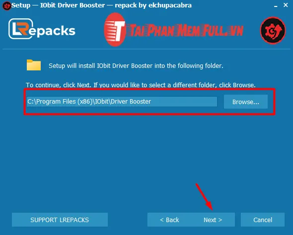 Bước 5 quá trình cài đặt phần mềm dò Driver Booster Pro Full Crack