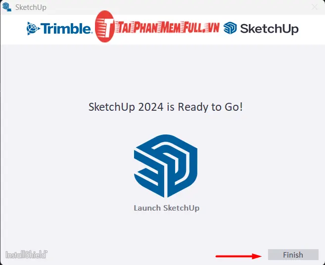tiếp tục bước 3 quá trình cài đặt sketchup full crack