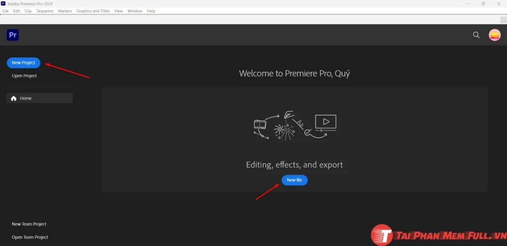 Bước 5 quá trình cài đặt adobe premiere pro 2024