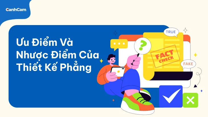 Ưu Và Nhược Điểm Của flat design - Thiết Kế Phẳng