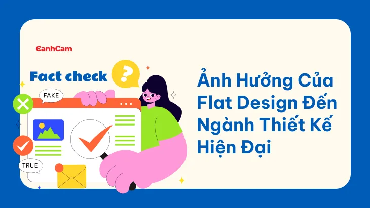 Ảnh Hưởng của Flat Design Đến Ngành Thiết Kế Hiện Đại