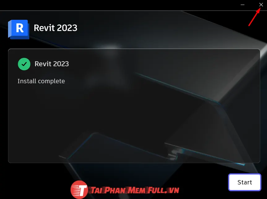 Bước 7 quá trình cài đặt Autodesk Revit 2023 Full Crack