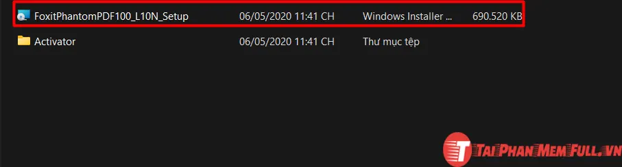 Bước 1: Quá trình cài đặt Foxit PhantomPDF Business Full Crack