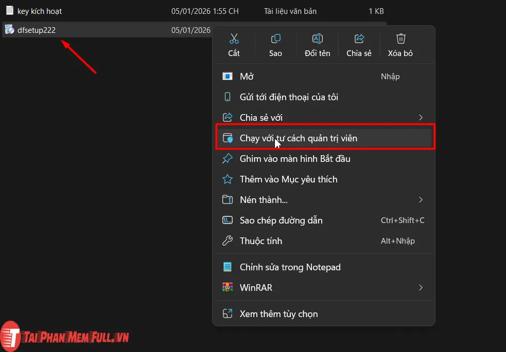 Bước 1 quá trình cài đặt Defraggler Full Crack, Full Key