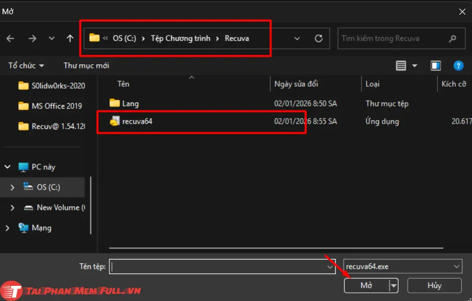 Tiếp tục bước 9 quá trình cài đặt Recuva Pro Full Crack - Phần mềm khôi phục dữ liệu