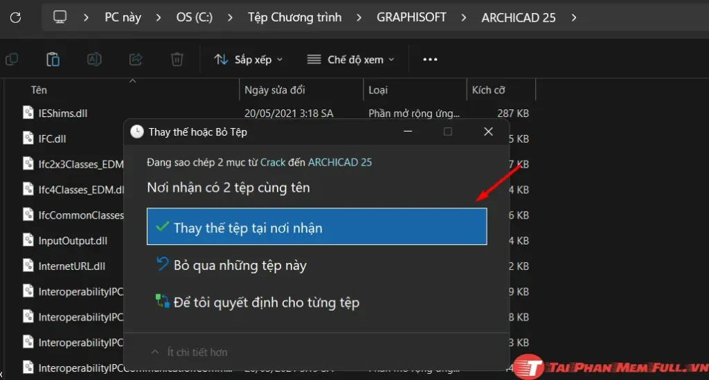 Bước 12: quá trình cài đặt Archicad 25 Full Crack