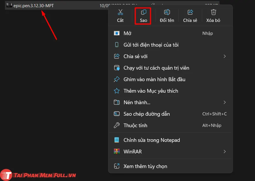 Tiếp Tục Bước 10: quá trình cài đặt Epic Pen Pro Full
