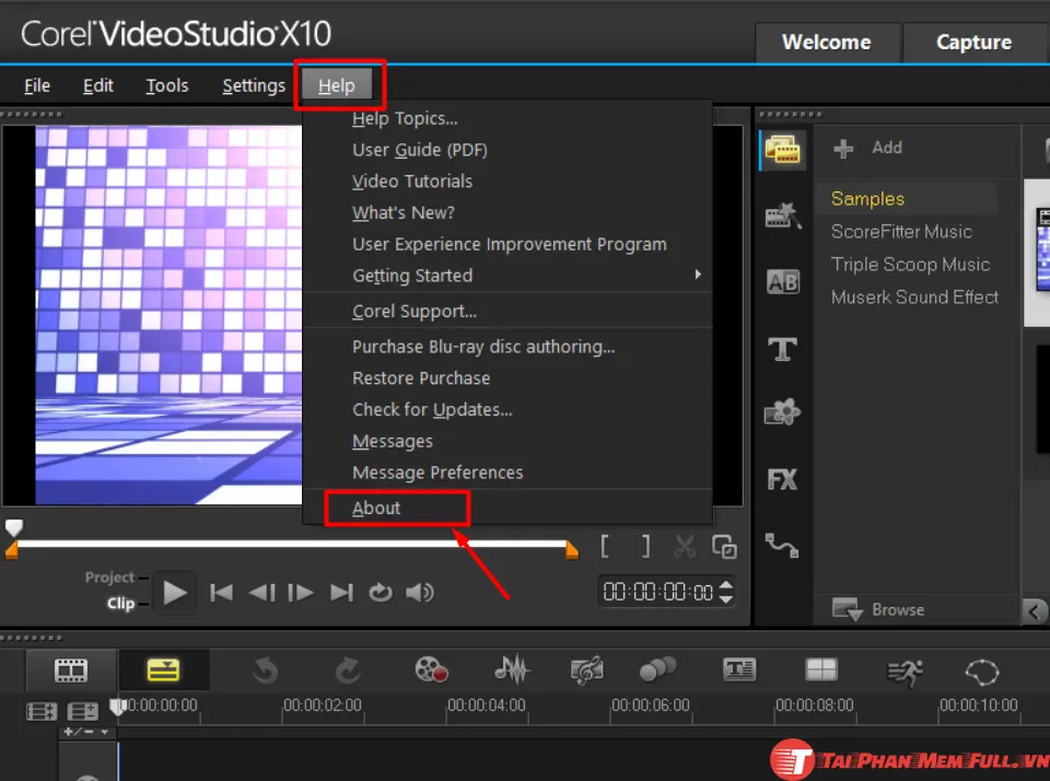 Bước 12 quá trình cài đặt Corel VideoStudio X10