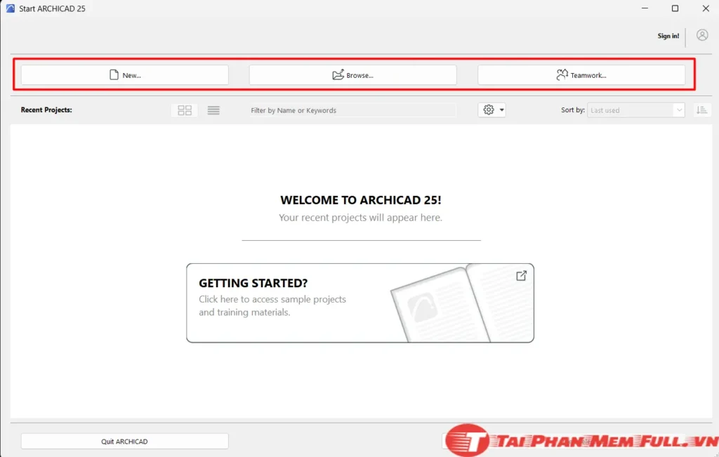 Bước 13: quá trình cài đặt Archicad 25 Full Crack