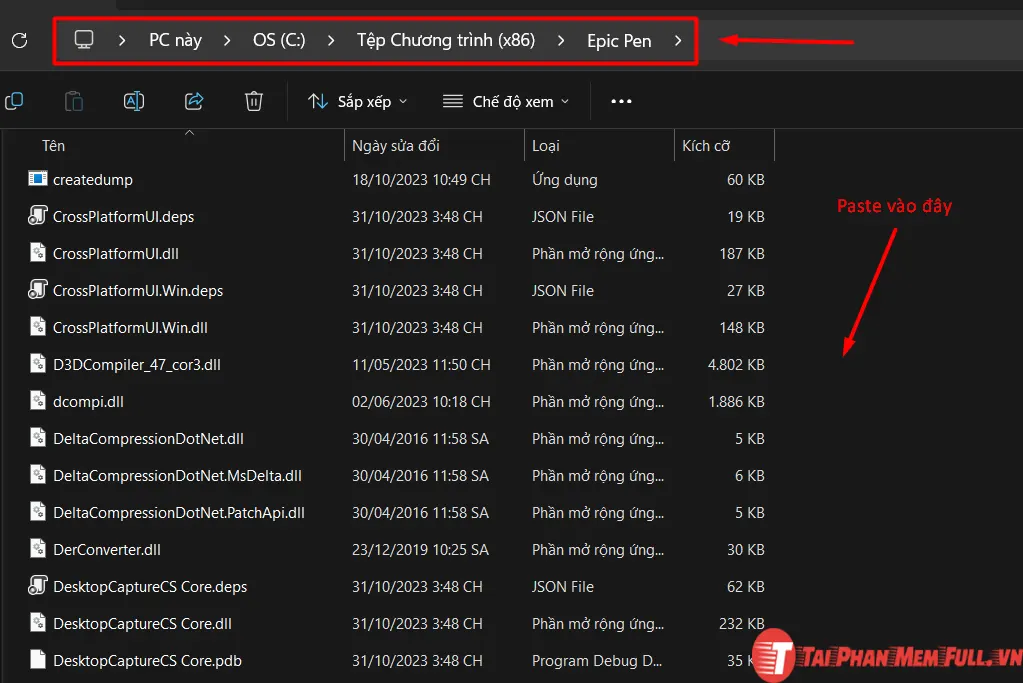 Bước 11: quá trình cài đặt Epic Pen Pro Full