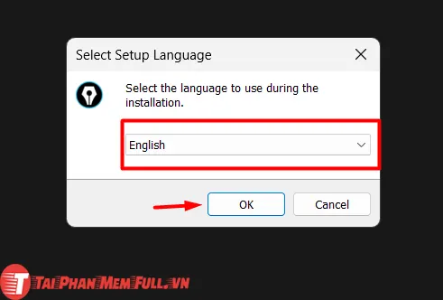 Tiếp tục Bước 2: quá trình cài đặt Epic Pen Pro Full