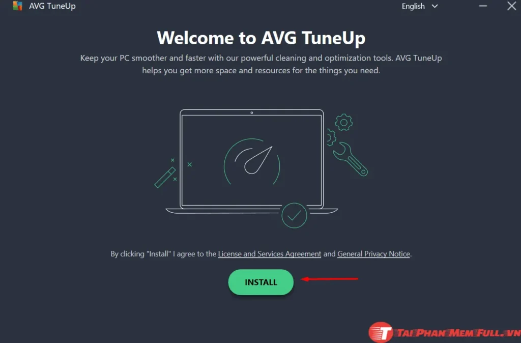 Bước 3 quá trình cài đặt AVG TuneUp Utilities Full