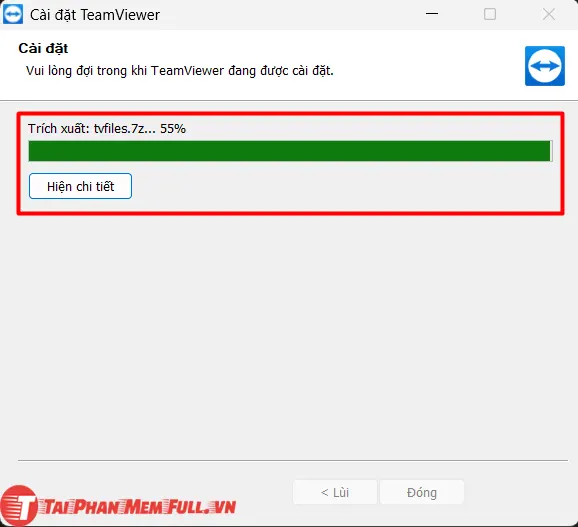 bước 5 quá trình cài đặt TeamViewer miễn phí