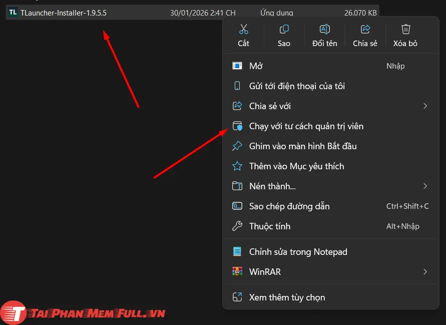 bước 2 quá trình cài đặt minecraft miễn phí 