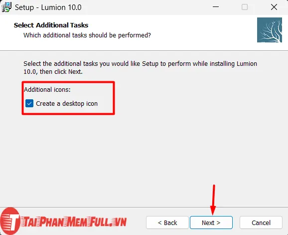 Bước 4 quá trình cài đặt Lumion 10 Full Crack - Phần Mềm Thiết Kế 3D Kiến Trúc