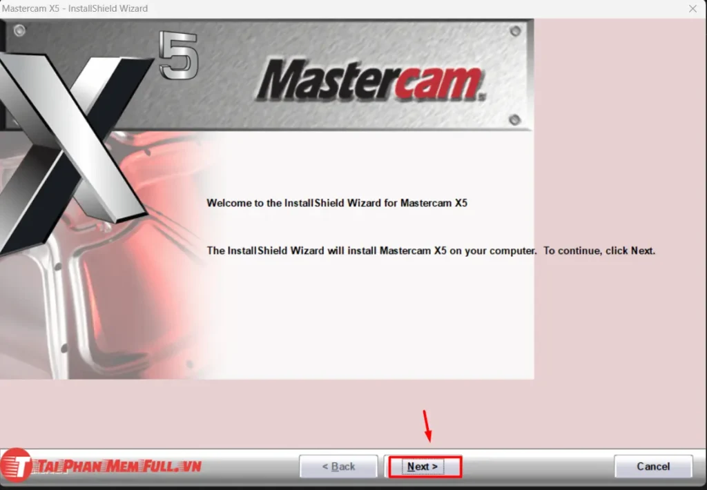 Bước 4 quá trình cài đặt Mastercam x5 Full Crack