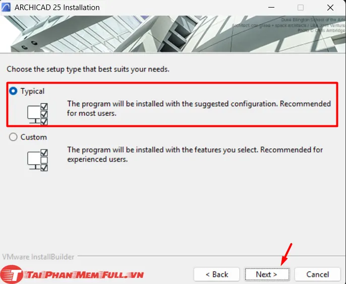 Bước 6: quá trình cài đặt Archicad 25 Full Crack