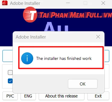 Bước 6 quá trình cài đặt Adobe Audition Full Crack