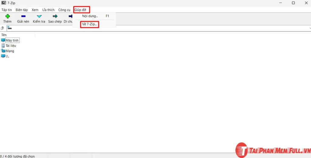 Tiếp tục bước 7 quá trình cài đặt 7-Zip Full Crack