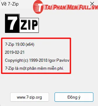 Tiếp tục bước 7 quá trình cài đặt 7-Zip Full Crack