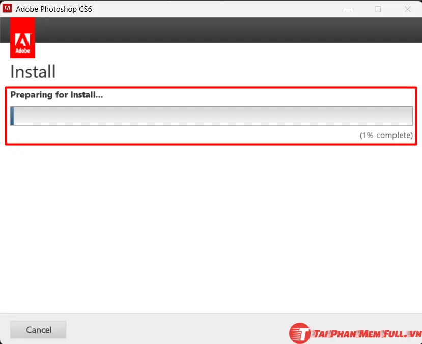 Bước 6 quá trình cài đặt Adobe Photoshop CS6 Full Crack