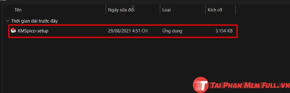 Tiếp tục Bước 5 quá trình cài đặt KMSPico Portable