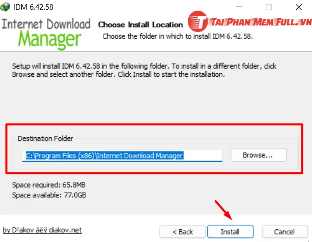 Bước 5 quá trình cài đặt Internet Download Manager(IDM) - Phần Mềm Hỗ Trợ Download