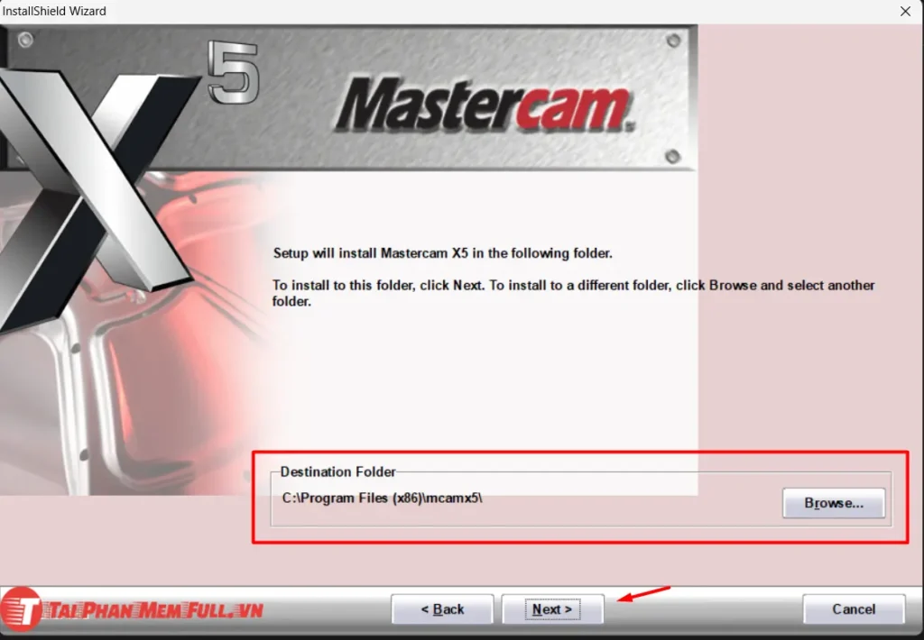 Bước 7 quá trình cài đặt Mastercam x5 Full Crack