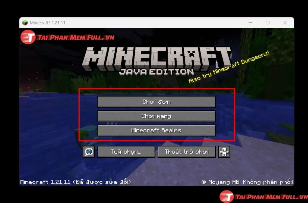 bước 7 quá trình cài đặt minecraft miễn phí 