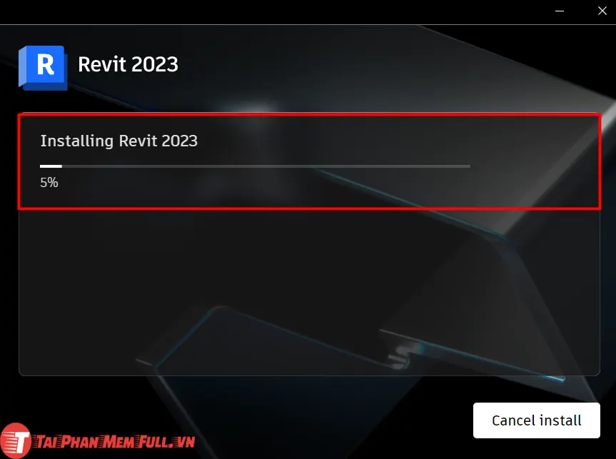 Bước 6 quá trình cài đặt Autodesk Revit 2023 Full Crack