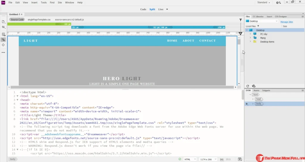Bước 7 quá trình cài đặt Adobe Dreamweaver Full Crack