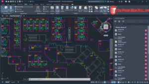 Giao diện phần mềm AutoCAD 2025