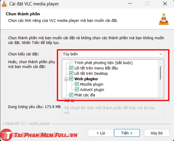 Bước 4 quá trình cài đặt VLC Media Player