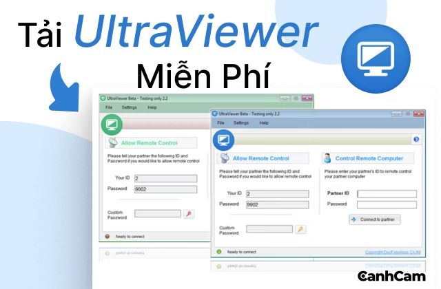 Tải UltraViewer Miễn Phí – Kết Nối Và Điều Khiển Máy Tính Khác Từ Xa Cực Mượt